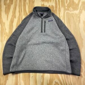 Patagonia Better Sweater 1/4-Zip Fleece Pullover – Grey – Men’s XL